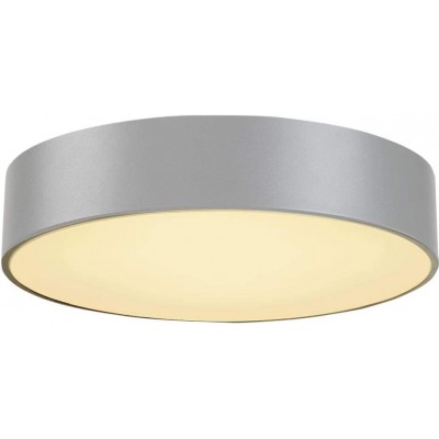 329,95 € Envio grátis | Luz de teto interna 30W 3000K Luz quente. 38×38 cm. Acrílico e alumínio. Cor cinza