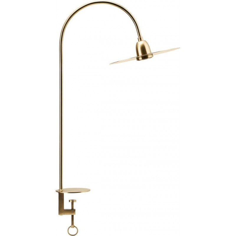 374,95 € Free Shipping | Desk lamp 40W Round Shape 79×21 cm. Table fastening with clip Living room, dining room and bedroom. Modern Style. Brass. Golden Color