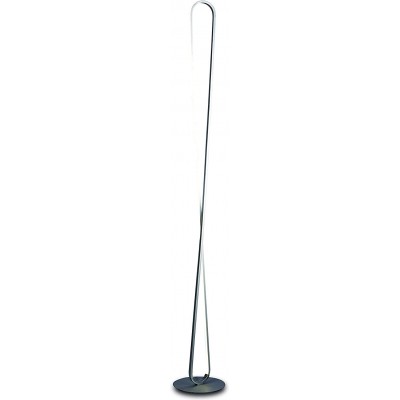 351,95 € Free Shipping | Floor lamp Extended Shape 180×27 cm. Dimmable Living room, bedroom and lobby. Modern Style. Acrylic and Metal casting. Plated chrome Color