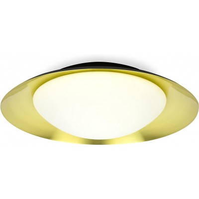 191,95 € Free Shipping | Indoor ceiling light 20W Round Shape Ø 45 cm. LED Living room, bedroom and lobby. Golden Color