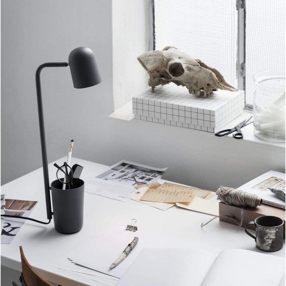 319,95 € Free Shipping | Desk lamp 6W 56×24 cm. Steel. White Color