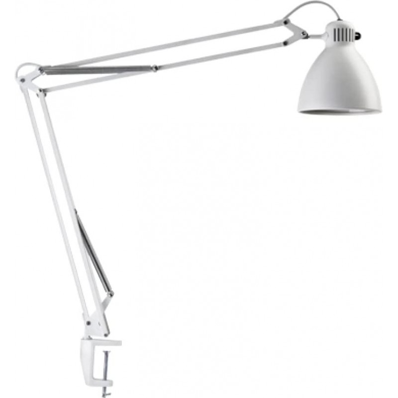 169,95 € Free Shipping | Desk lamp 11W 2700K Very warm light. Conical Shape 116×17 cm. Articulated. Clamping Accessories Living room, bedroom and lobby. Classic Style. Steel and Aluminum. Gray Color