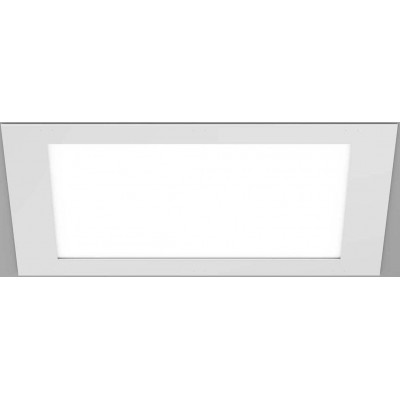 Внутренний потолочный светильник 10W Прямоугольный Форма 10×8 cm. Гостинная, столовая и лобби. Стекло. Белый Цвет