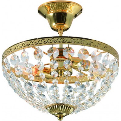 Ceiling lamp 40W Spherical Shape 30 cm. Living room, dining room and lobby. Classic Style. Metal casting. Golden Color