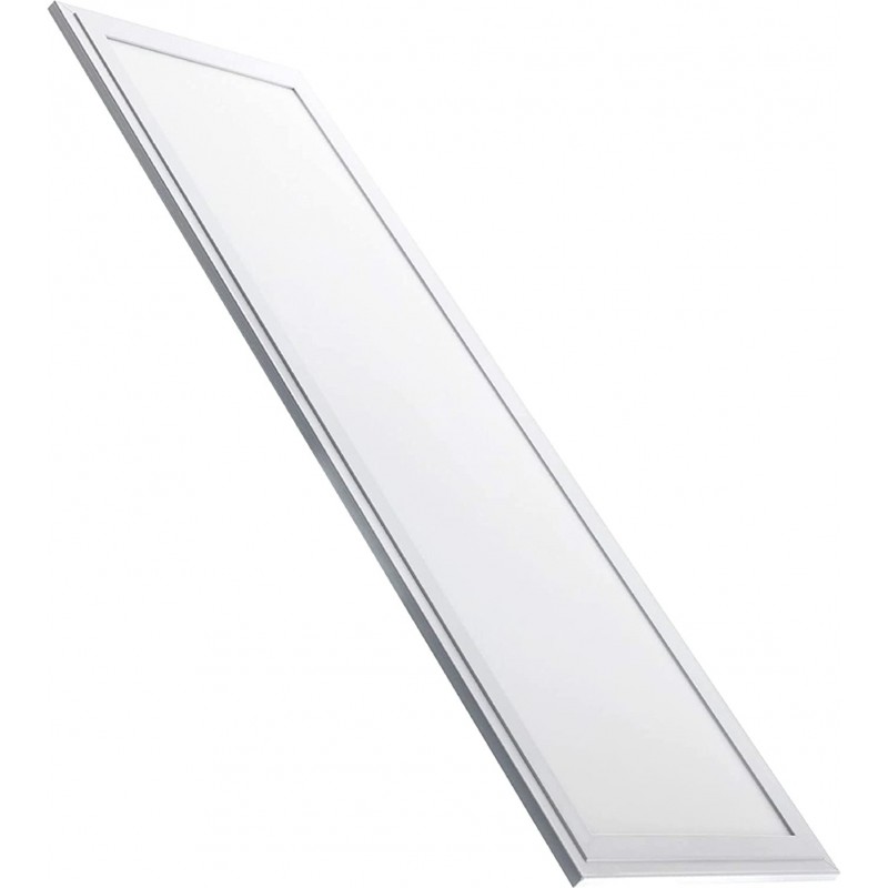 58,95 € 免费送货 | LED面板 长方形 形状 120×30 cm. LED 办公室. 现代的 风格. 铝. 白色的 颜色