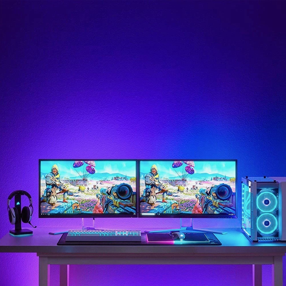 118,95 € Spedizione Gratuita | Striscia LED e tubo flessibile LED 40×13 cm. Bobina a bobina per strisce LED intelligenti. Controllo dell'illuminazione