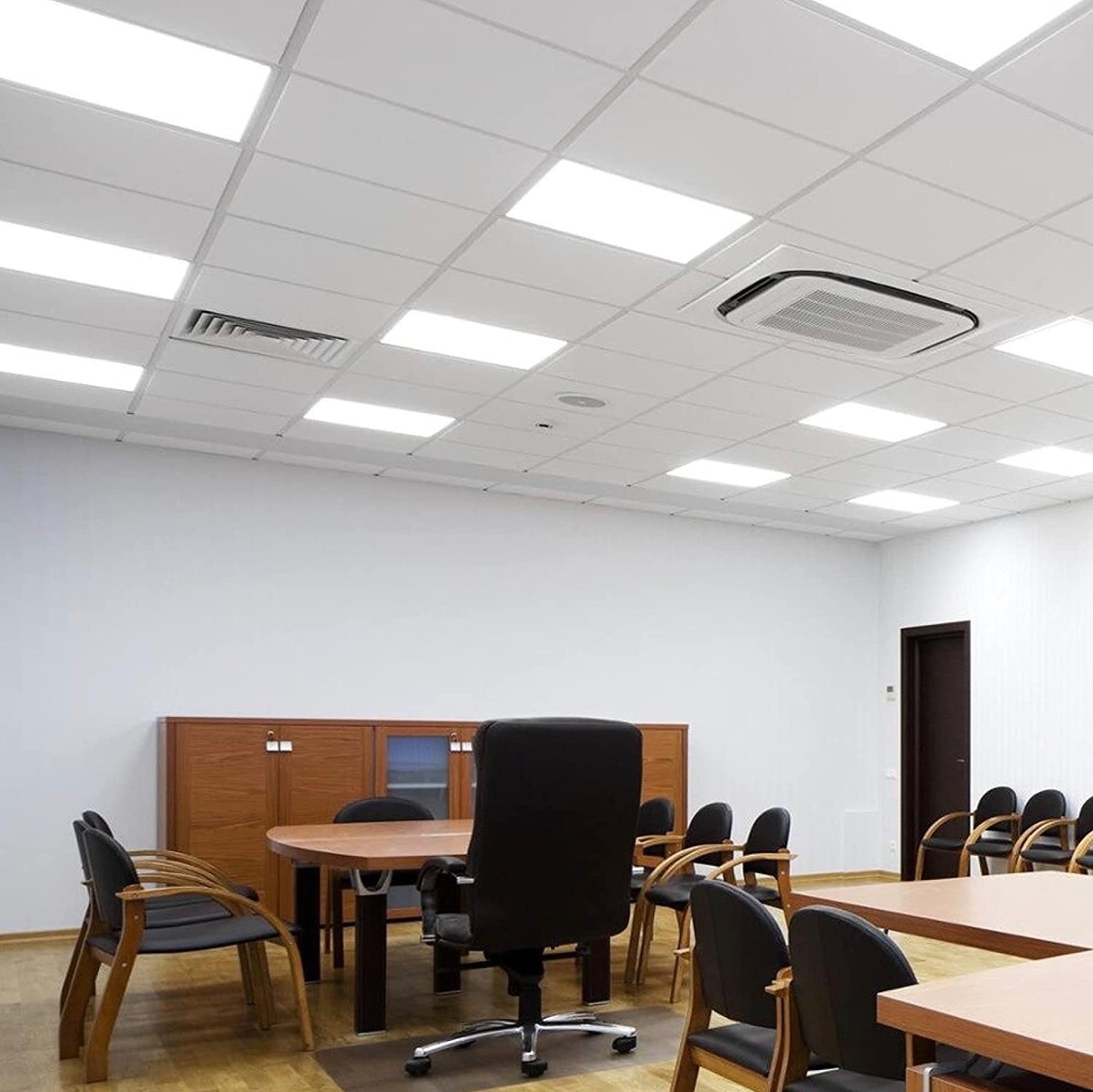 66,95 € Envoi gratuit | Boîte de 2 unités Panneau LED 40W LED 4500K Lumière neutre. 60×60 cm. LED. Driver inclus Aluminium. Couleur blanc
