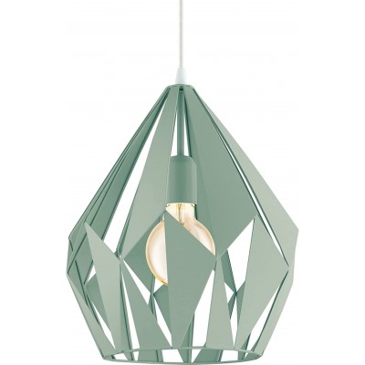 Lámpara colgante Eglo 60W 150×31 cm. Salón, comedor y dormitorio. Estilo moderno. Acero. Color gris