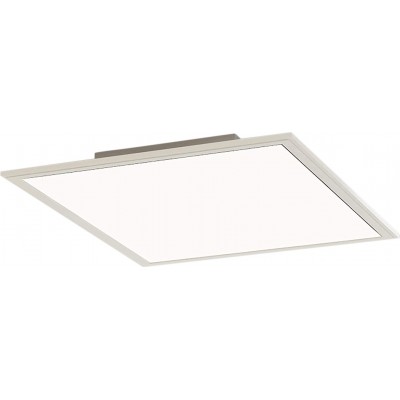 91,95 € Free Shipping | Indoor ceiling light 24W Square Shape 45×45 cm. Ultra-flat LED Living room, dining room and bedroom. Modern Style. PMMA and Metal casting. White Color