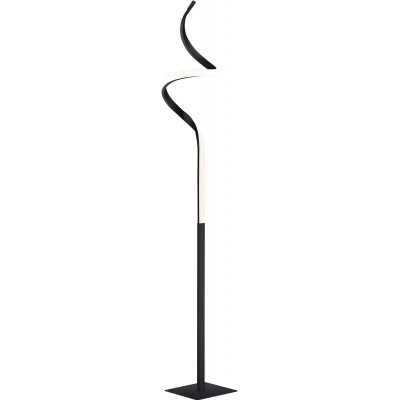 Floor lamp Reality Extended Shape 145×21 cm. Dimmable LED Living room, dining room and bedroom. Modern Style. Metal casting. Black Color