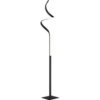 Lámpara de pie Reality 145×21 cm. LED regulable Metal. Color negro