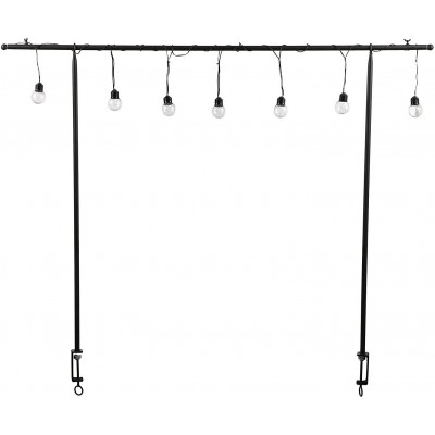 73,95 € Spedizione Gratuita | Lampada da esterno 10W 6500K Luce fredda. 136×15 cm. 10 punti luce Colore nero