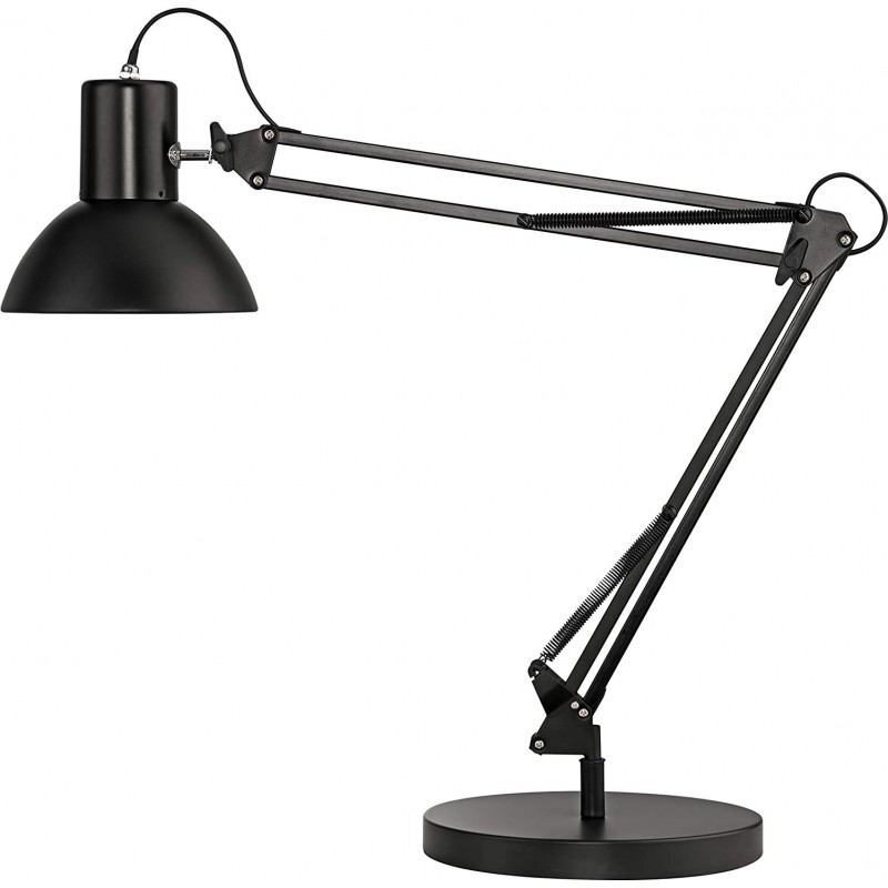 79,95 € Envío gratis | Lámpara de escritorio 11W Forma Angular 80×80 cm. LED articulable Salón, comedor y dormitorio. Estilo clásico. Metal. Color negro