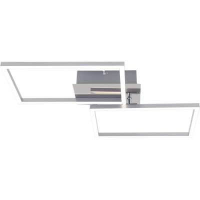 91,95 € Spedizione Gratuita | Lampada da soffitto 50×39 cm. LED. Telecomando. funzione luce notturna Pmma. Colore cromato