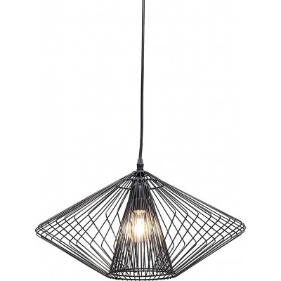 Hanging lamp 60W Ø 44 cm. Living room, dining room and lobby. Modern Style. Metal casting. Black Color