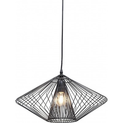 117,95 € Spedizione Gratuita | Lampada a sospensione 60W Ø 44 cm. Metallo. Colore nero