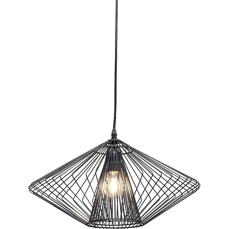 123,95 € Free Shipping | Hanging lamp 60W Ø 44 cm. Living room, dining room and lobby. Modern Style. Metal casting. Black Color