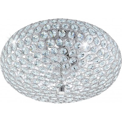 119,95 € Free Shipping | Ceiling lamp Eglo 60W Spherical Shape 35×35 cm. Lobby. Crystal and Metal casting