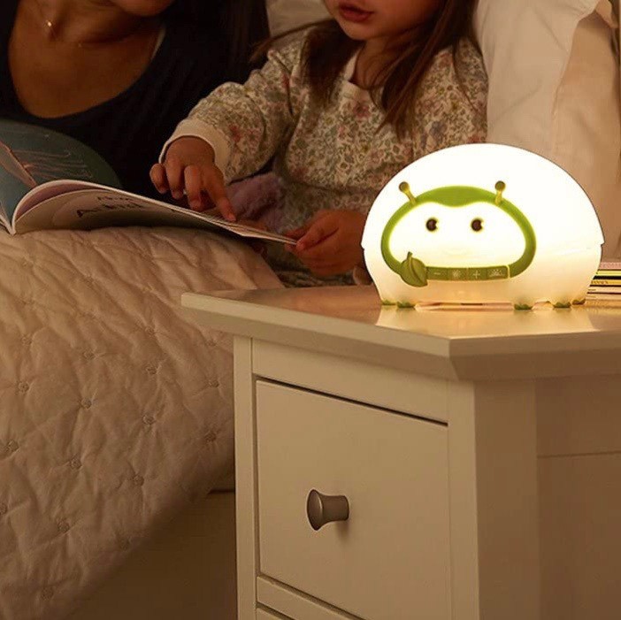 113,95 € Envio grátis | Lâmpada de mesa 16×10 cm. Luz noturna infantil Pmma. Cor verde