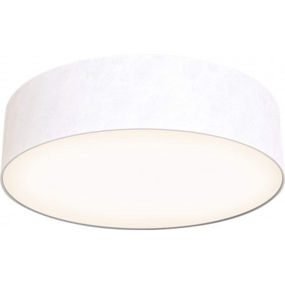 87,95 € Free Shipping | Indoor ceiling light Cylindrical Shape 45×45 cm. LED Living room, dining room and bedroom. Modern Style. Metal casting. White Color