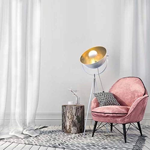 103,95 € Kostenloser Versand | Stehlampe 40W 1×1 cm. Spannstativ Metall. Weiß Farbe