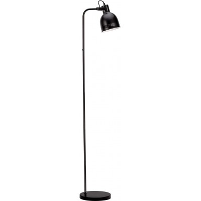 75,95 € Envio grátis | Luminária de piso 25W 136×35 cm. Metais. Cor preto