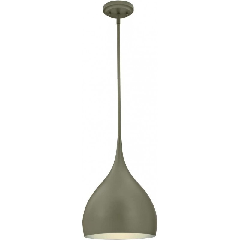 71,95 € Free Shipping | Hanging lamp 1W Conical Shape 119×28 cm. Living room, dining room and lobby. Metal casting. Gray Color