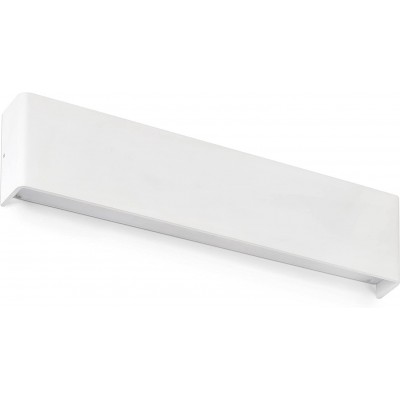 Iluminación de muebles 6W 3000K Luz cálida. Forma Rectangular 37×9 cm. Salón, comedor y dormitorio. Estilo moderno. Aluminio. Color blanco