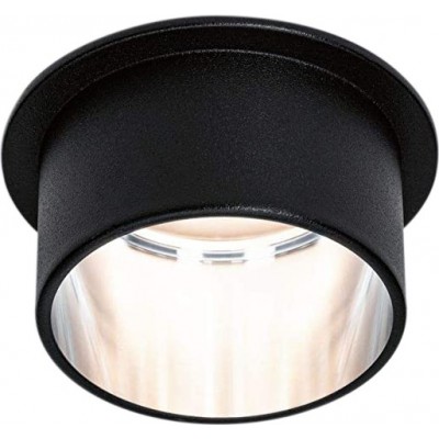 76,95 € Free Shipping | 3 units box Indoor spotlight 18W 7×7 cm. Height-adjustable triple spotlight Aluminum. Black Color