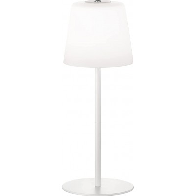Table lamp 2W Conical Shape 35×14 cm. Living room, bedroom and lobby. Modern Style. Aluminum and PMMA. White Color