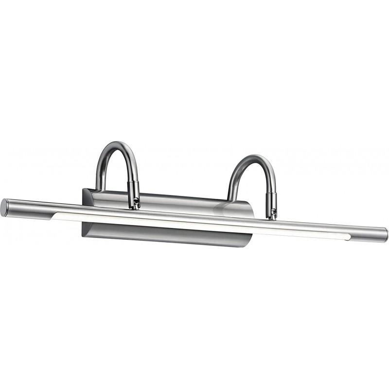 79,95 € Kostenloser Versand | Bildbeleuchtung Trio 8W 49×11 cm. LED Metall. Nickel Farbe