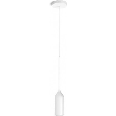 131,95 € Free Shipping | Hanging lamp Philips 9W 43×11 cm. Dimmable LED Alexa and Google Home Aluminum. White Color