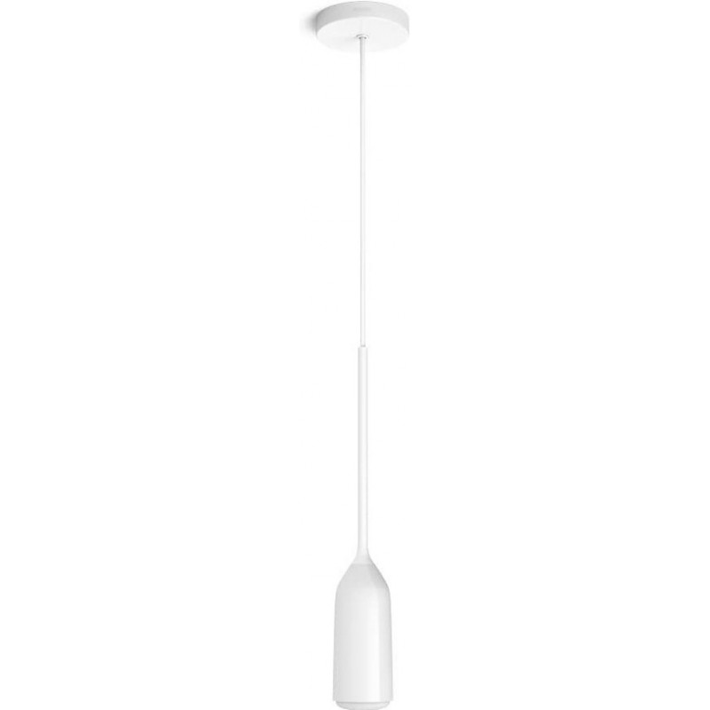 131,95 € Бесплатная доставка | Подвесной светильник Philips 9W 43×11 cm. Диммируемые светодиоды Алекса и Google Главная Алюминий. Белый Цвет