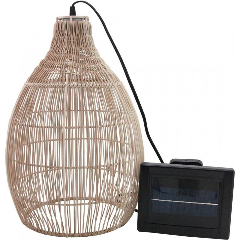 136,95 € Free Shipping | Solar lighting 3W Spherical Shape 42×29 cm. Terrace, garden and public space. Modern Style. PMMA. Brown Color