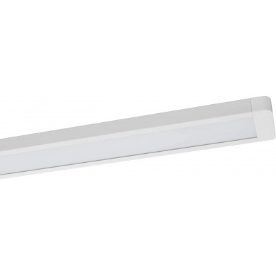 Внутренний потолочный светильник 48W Прямоугольный Форма 122×13 cm. Гостинная, столовая и спальная комната. Алюминий. Белый Цвет