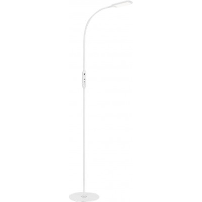 99,95 € Envoi gratuit | Lampadaire 8W 140×24 cm. Télécommande Pmma et métal. Couleur blanc