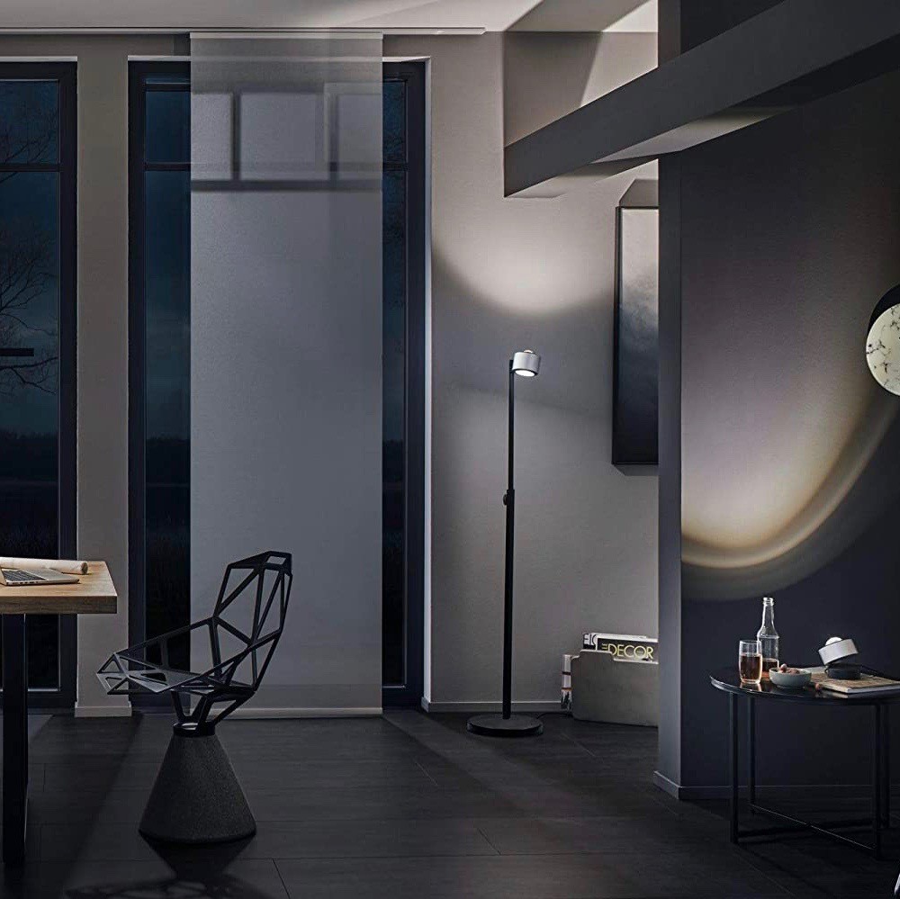 88,95 € Spedizione Gratuita | Lampada da tavolo 3W 2700K Luce molto calda. 10×10 cm. LED Alluminio. Colore grigio