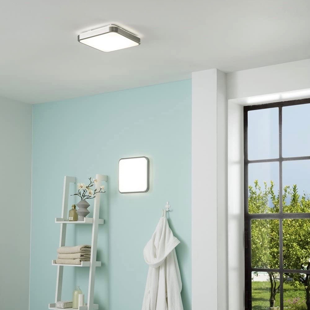 67,95 € Spedizione Gratuita | Plafoniera da interno Eglo 16W 3000K Luce calda. 29×29 cm. Acciaio e pmma. Colore grigio