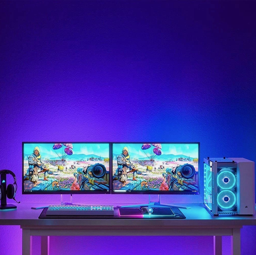 123,95 € Envoi gratuit | Bande LED et tuyau LED 40×13 cm. Lumières LED intelligentes Couleur noir