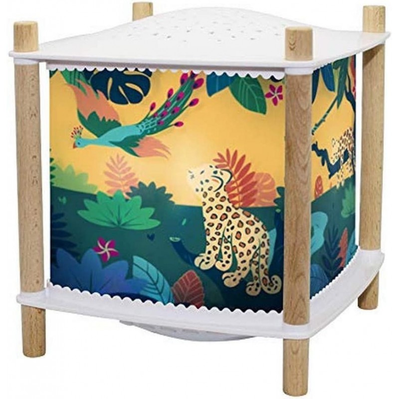 89,95 € Spedizione Gratuita | Lampada per bambini Forma Cubica 19×18 cm. Disegno animale Soggiorno, sala da pranzo e camera da letto