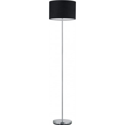 Lampada da pavimento Trio 5W Forma Cilindrica 160×35 cm. Camera da letto. Stile moderno. Metallo. Colore nero