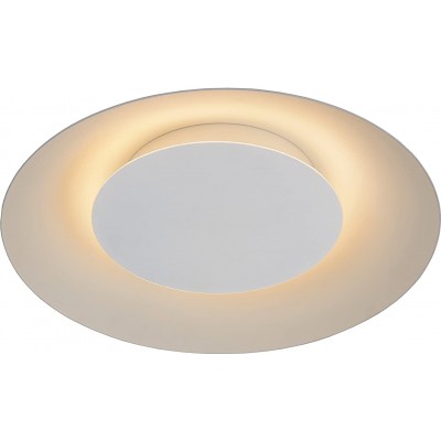 107,95 € Free Shipping | Ceiling lamp 12W Round Shape Ø 34 cm. Living room, dining room and bedroom. Modern Style. Metal casting. White Color