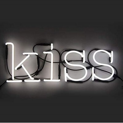 128,95 € Envío gratis | Artículos LED 60×17 cm. Diseño en forma de 4 letras. Incluye transformador Vidrio. Color blanco