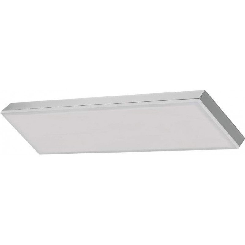 168,95 € Free Shipping | Indoor ceiling light 16W 3000K Warm light. Rectangular Shape 40×10 cm. LED. Alexa and Google Home Living room, dining room and bedroom. Aluminum and PMMA. Gray Color