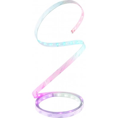 144,95 € Free Shipping | LED strip and hose 8W LED 1×1 cm. Multicolor RGB LED Strip Coil-Reel White Color