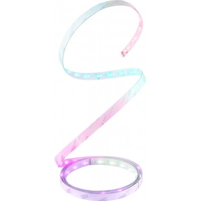 Striscia LED e tubo flessibile 8W LED Forma Estesa 1×1 cm. Bobina bobina striscia LED RGB multicolore Terrazza, giardino e spazio pubblico. Colore bianca