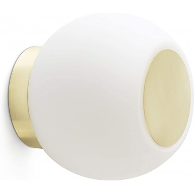 Настенный светильник для дома 4W Сферический Форма 13×13 cm. Ванная комната. Современный Стиль. Металл и Стекло. Белый Цвет