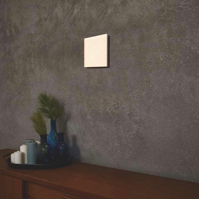 79,95 € Envoi gratuit | Plafonnier intérieur 19W 3000K Lumière chaude. 30×30 cm. Aluminium et pmma. Couleur blanc
