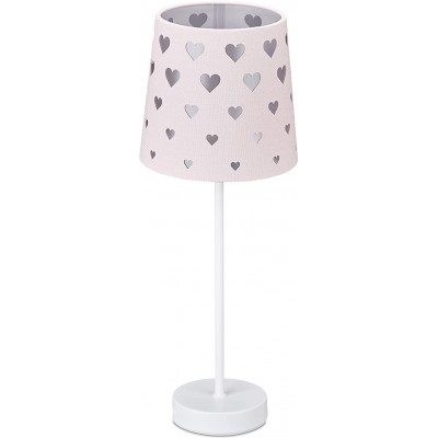 93,95 € Spedizione Gratuita | Lampada per bambini 40W 43×16 cm. Tulipano Metallo e tessile. Colore bianca