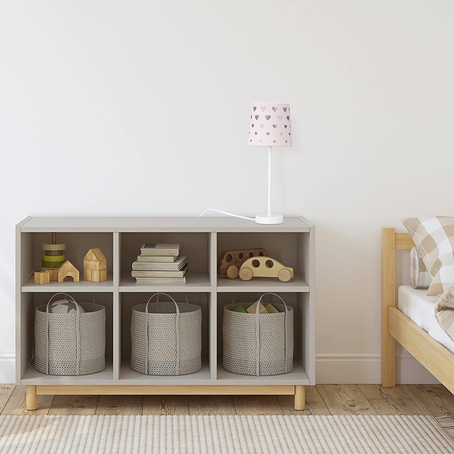 93,95 € Spedizione Gratuita | Lampada per bambini 40W 43×16 cm. Tulipano Metallo e tessile. Colore bianca